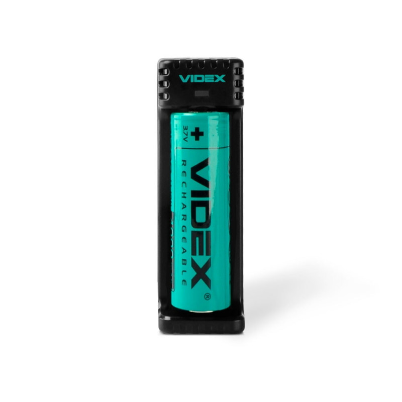 Зарядний пристрій 1x18650 і ін. / від USB / Videx VCH-U101