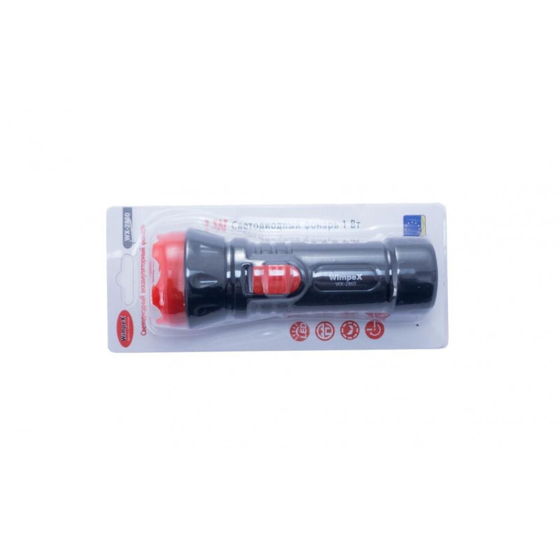 Ручной фонарь Wimpex WX-2860, Акумулятор, 1LED