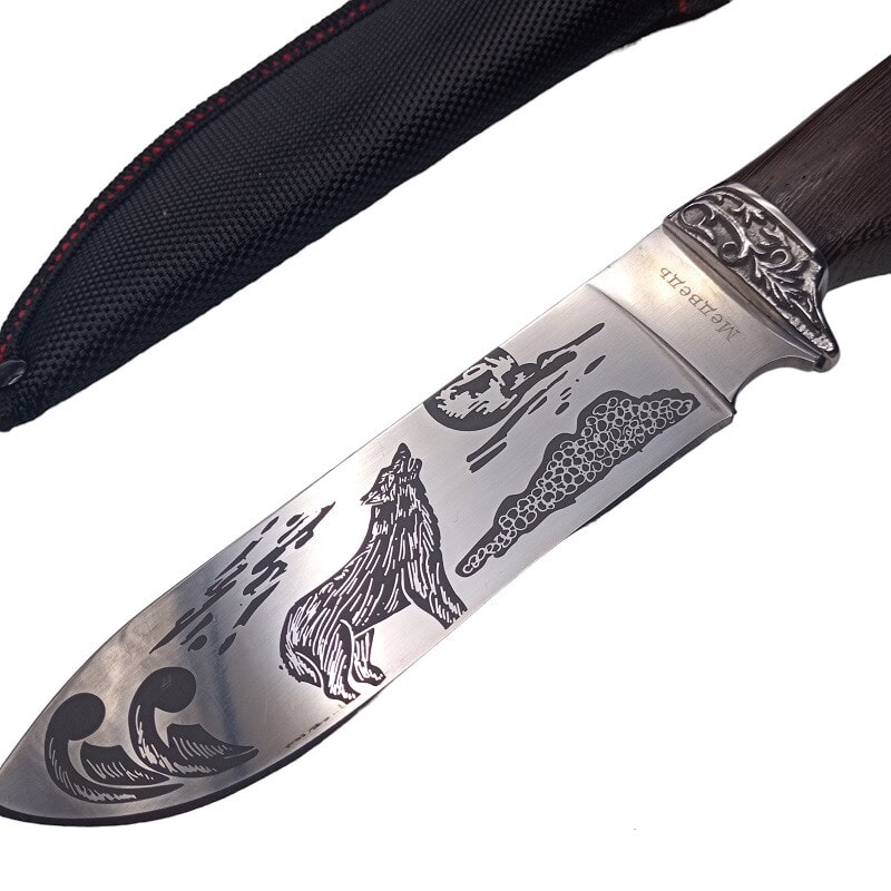 Нож охотничий Медведь FB 1530 / 29см / 14см
