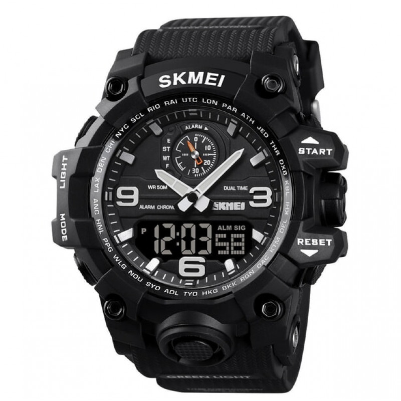 Часы наручные SKMEI 1586BK, BLACK, 9768