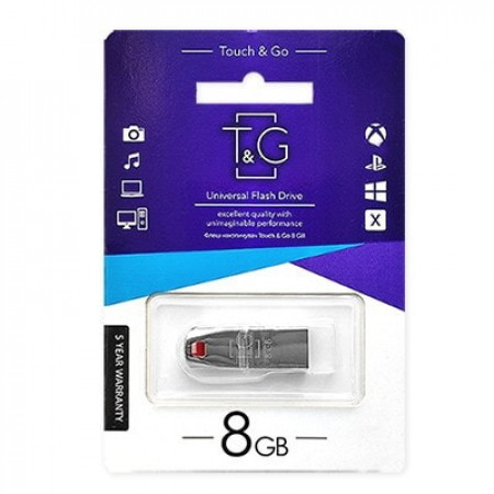 USB флеш накопитель T&G метал серия 8GB/ TG115 (Гарантия 3года)