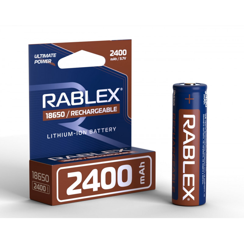 Аккумулятор Rablex 18650 Li-ion 2400mAh Li-ION 3.7v