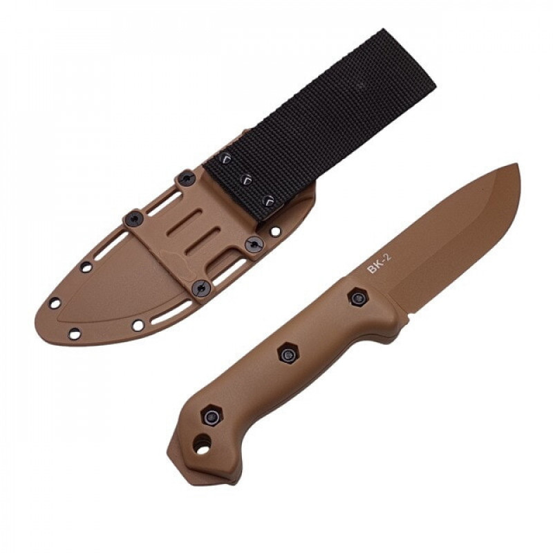 Нож охотничий Ka-Bar bk2 BK-2, 454 - Brown