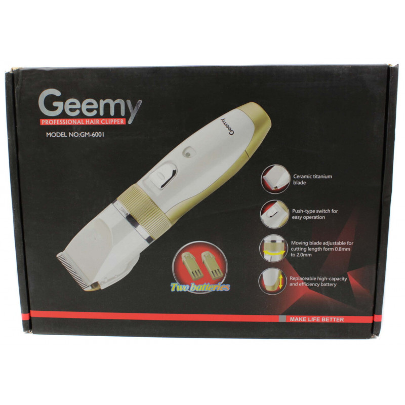 Машинка для стрижки Geemy GM-6001 (керамика)