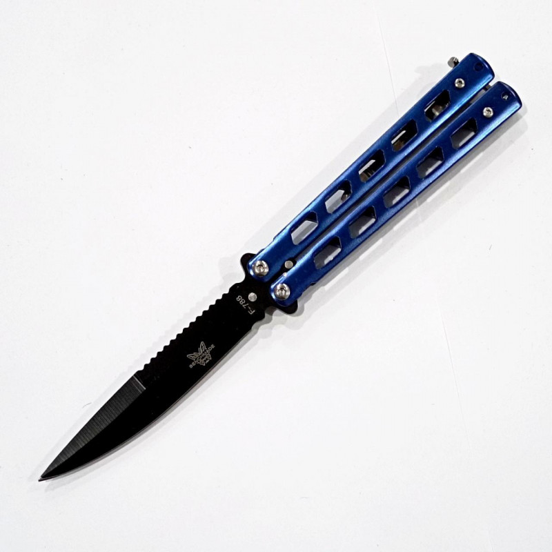 Нож бабочка A1008 Blue