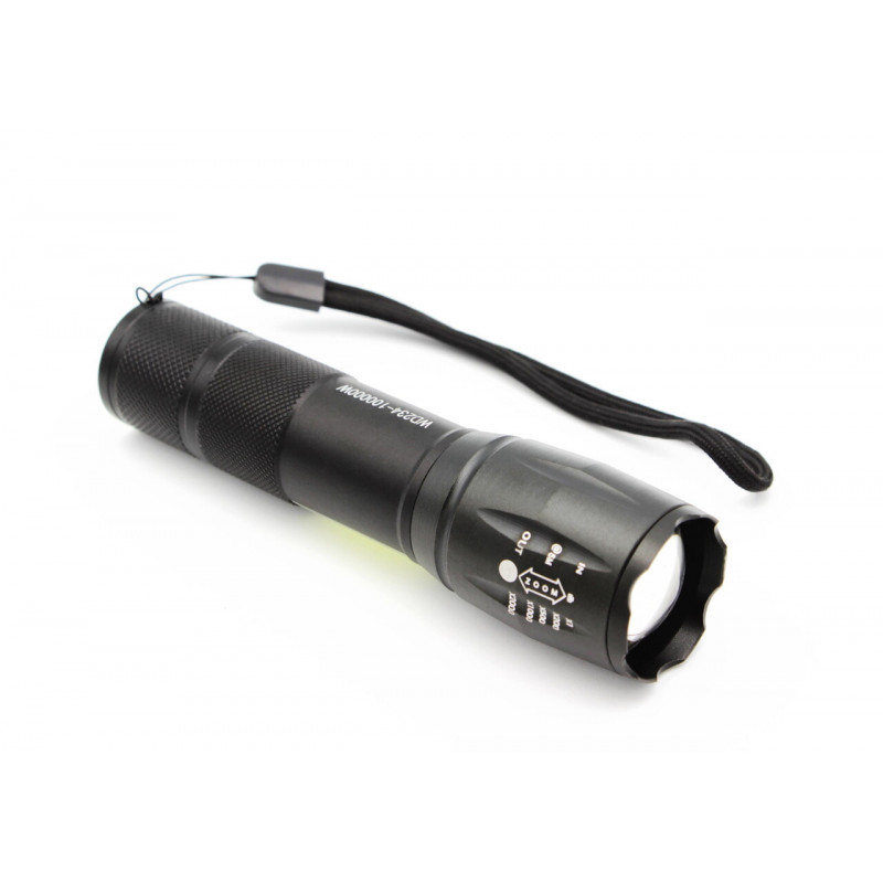 Ручний ліхтар Police WD234, Li-ion 18650, 1×T6, Бокове підсвічування, microUSB
