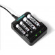 Зарядний пристрій 4x18650 / від USB / Videx N401