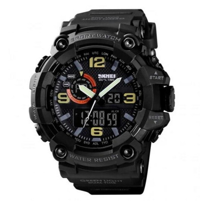 Часы наручные SKMEI 1520BK, BLACK, 9763