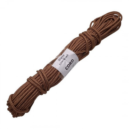 Шнур плетёный с наполнителем CORD ШП, 4мм, 20метров