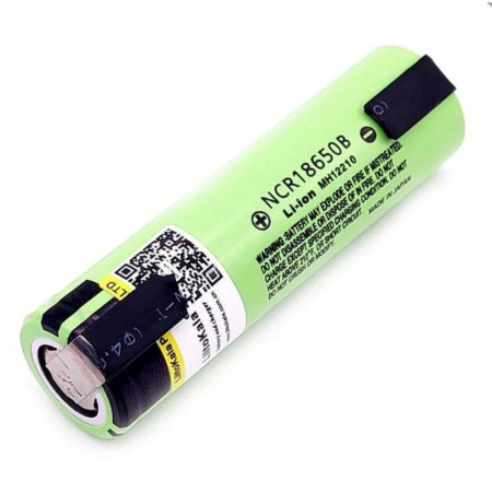 Акумулятор 18650, LiitoKala 34B-N, 3400mah, з контактами під пайку