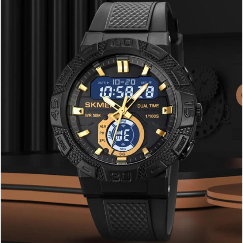 Часы наручные SKMEI 1881GDWT, GOLD-WHITE, 10277