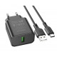 СЗУ Сетевое Зарядное Устройство BOROFONE BA72A Spring (QC3.0 18W) + Type-C