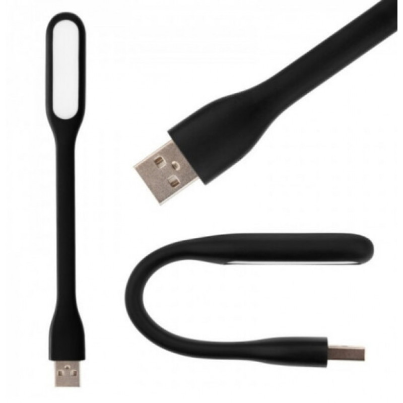 USB LED подсветка-лампа для ноутбука, повербанка гибкая / 2759 МИКС