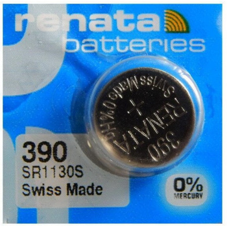 Батарейки-Таблетки Renata 390 / SR1130/ 10шт. на блистере