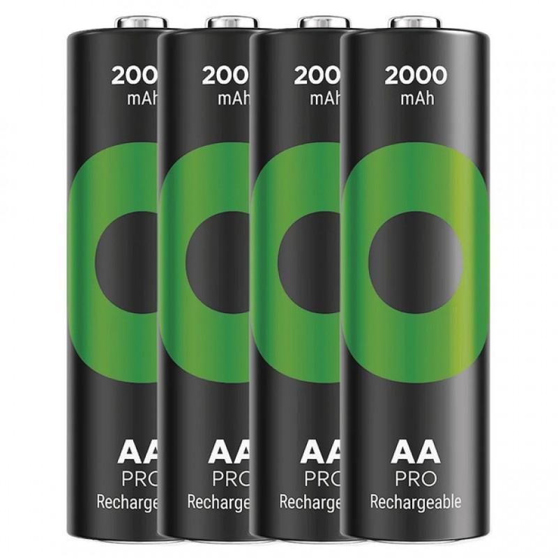 Акумулятор GP Recyko Pro 2000mAh Eco, Ni-MH AA, 1.2V, 2.4A, LSD70-5, коробка 4 шт.