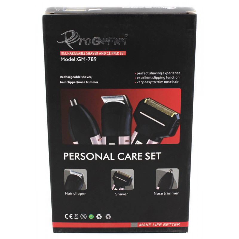 Система ProGemei 3в1 (бритва, машинка, триммер) GM-789