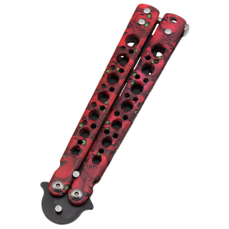 Нож бабочка Тренировочная Skall 301-2 Red