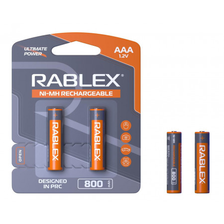 Акумулятор Rablex HR3/AAA Ni-MH 800mAh 1.2V 1 шт.