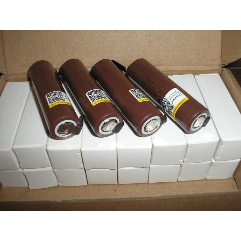 Аккумулятор высокотоковый 18650, LiitoKala HG2-N, 3000mah, с контактами под пайку