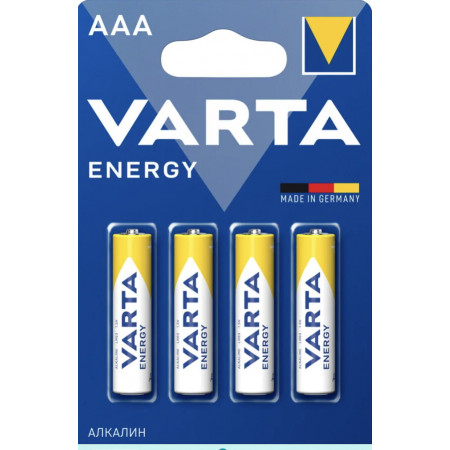 Батарейка Varta LR3/AAA Energy 4шт/ Alkaline