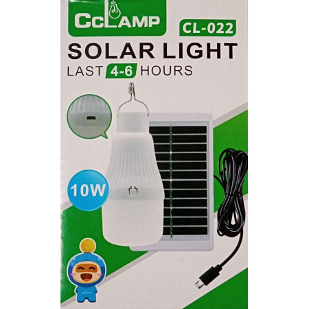 Ліхтар для кемпінгу Cclamp CL-022, сонячна панель, акумулятор