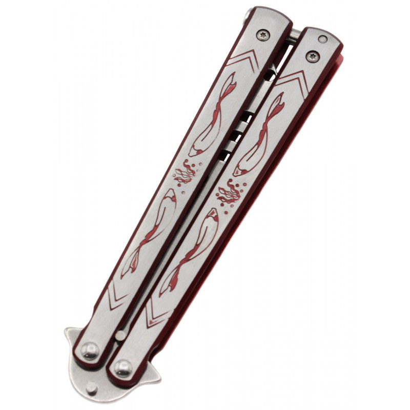 Нож бабочка Тренировочная Benchmade красная K152
