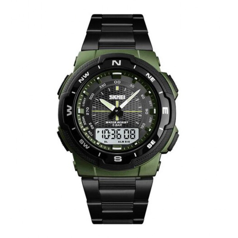 Часы наручные SKMEI 1370AG, ARMY GREEN, 10242