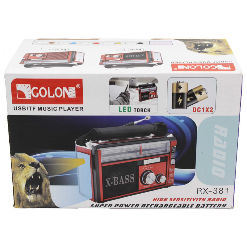 Радіоприймач Golon RX-381
