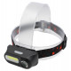 Налобный фонарь Bailong BL-1804, PL185, LED+COB, аккумулятор 18650, micro USB