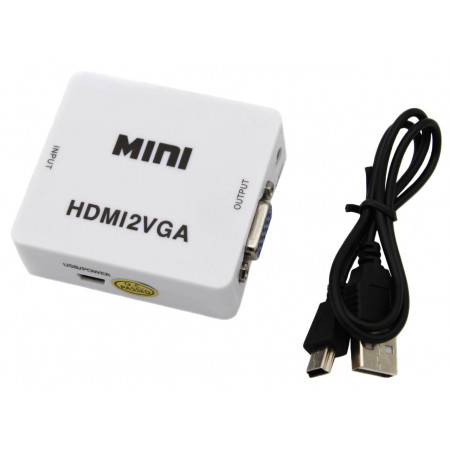 Конвертер - Адаптер перехідник HDMI - VGA, 4272