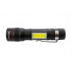 Ручний ліхтар X-Balog Police BL-520, Li-ion, T6+Cob, Zoom, ЗУ USB