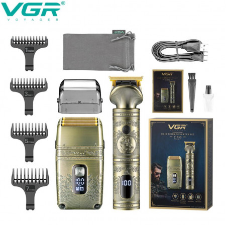 Тример бороди та вусів VGR V-649