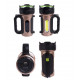 Ручной фонарь T93-LED+COB, Белый, Красный, powerbank, Li-Ion аккум., солн., батарея, ЗУmicroUSB,