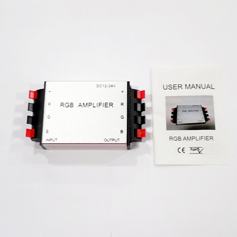 Усилитель напряжения RGB X-01 12v-24v / 0312
