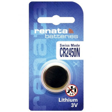 Батарейки-Таблетки Renata CR2450N / 3V/ 1шт. на блистере
