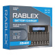 Зарядний пристрій Rablex RB409 на 8 AA/AAA R3/R6 1.2V