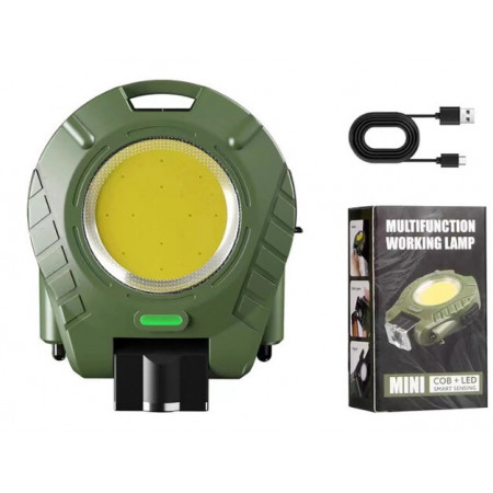 Фонарь для кемпинга RB440-COB, белый желтый красный, мигающий, type-c, сенсор, магнит