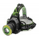 Налобный фонарь PL107, BL-T106-T6, 2х18650, ЗУ microUSB, T6+Cob, Zoom