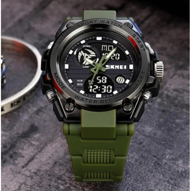 Часы наручные SKMEI 2031AG, ARMY GREEN, 9782