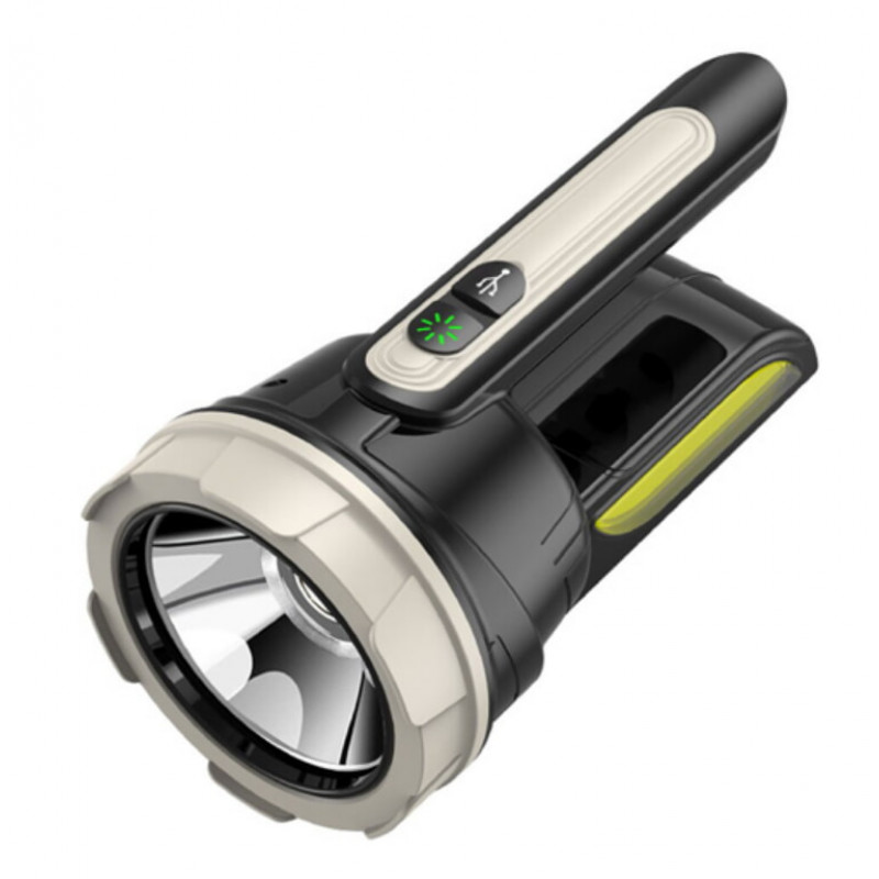 Ручний ліхтар CH-22024-5W+COB, Li-Ion акум., ЗУ Type-C,
