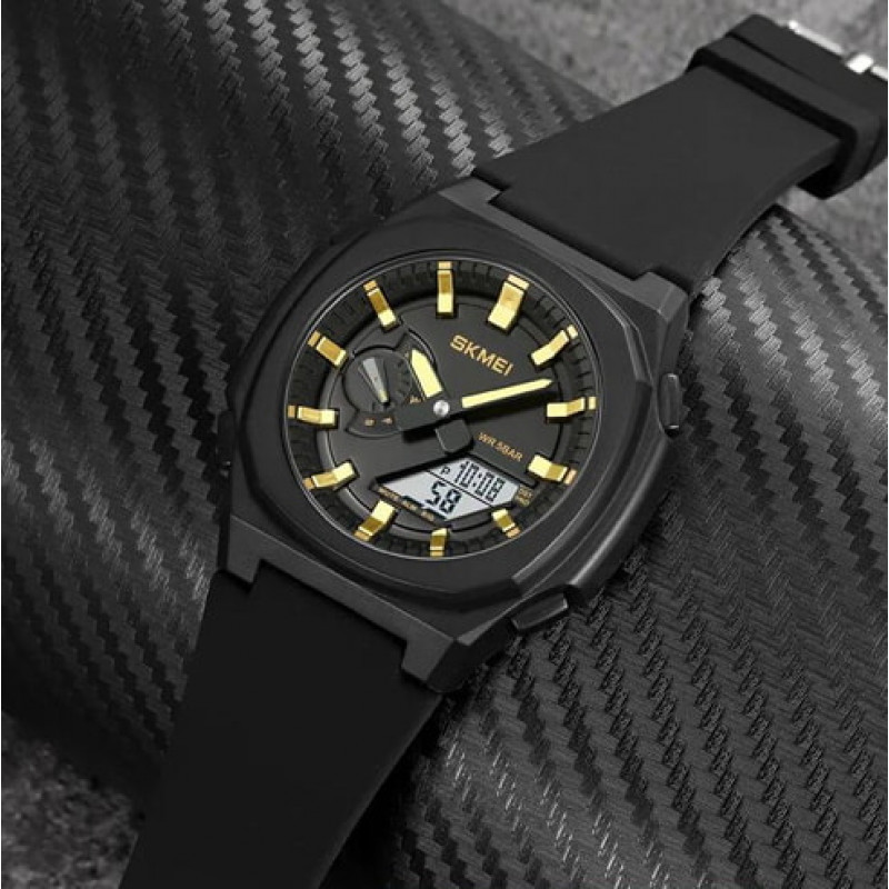 Часы наручные SKMEI 2091BKGDWT, GOLD-WHITE, 10303