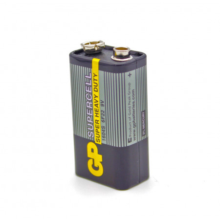 Батарейка GP Крона 6F22 / 9V 6F22 "Чорна"