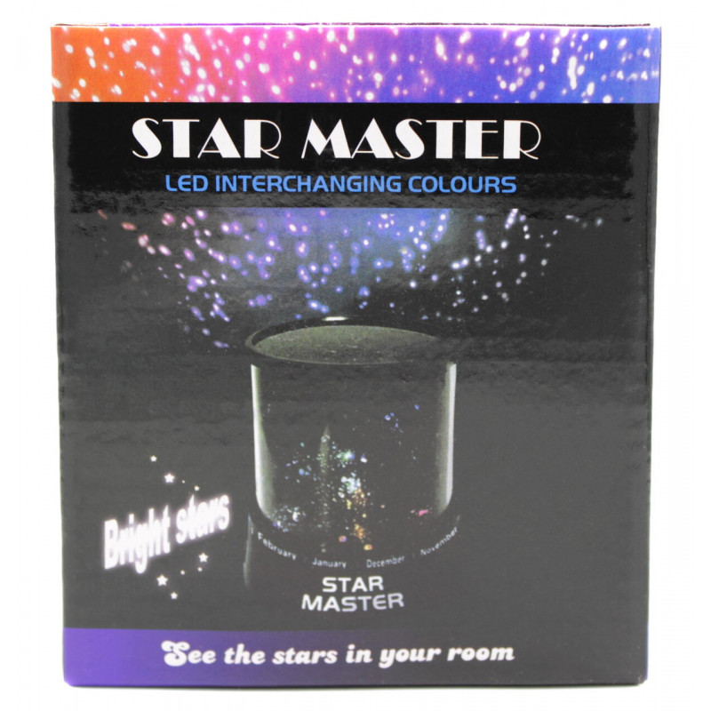 Ночник настольный светильник проектор Star Master USB / H-28305/ Gizmos