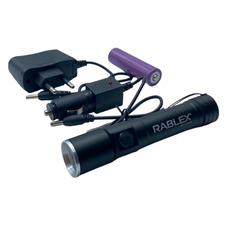 Ручной фонарь Police RB213, T6 LED, zoom, 18650