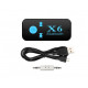 Бездротовий адаптер AUX Bluetooth-приймач BT-X6 / 3,5ММ JACK, HANDSFREE В АВТО / 6948