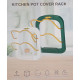 Подставка под крышки кастрюль на стену Kitchen pot cover rack 8649