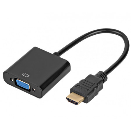 Адаптер переходник HDMI на VGA конвертер активный  процессор
