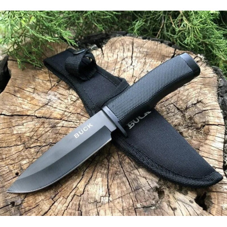 Нож охотничий Buck Черный/ 22см / 11см