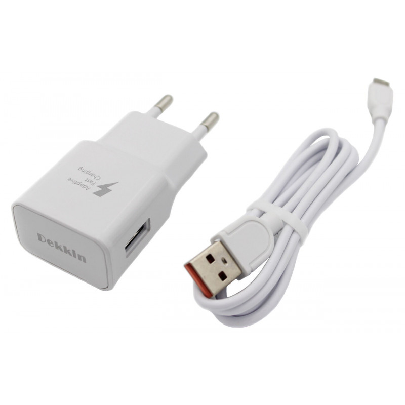 Сетевое зарядное устройство Dekkin DK-677 Orange MicroUSB DC5V-2.1 A / USB x 1