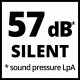 Компрессор воздушный Einhell TE-AC 135/24 Silent Plus (4020610)